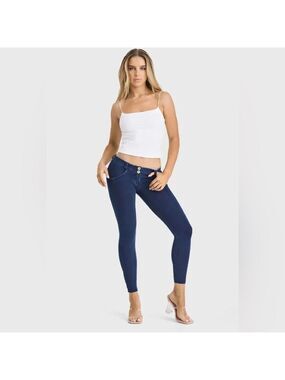 freddy WR.UP medium wash low rise legging jeans Sz M